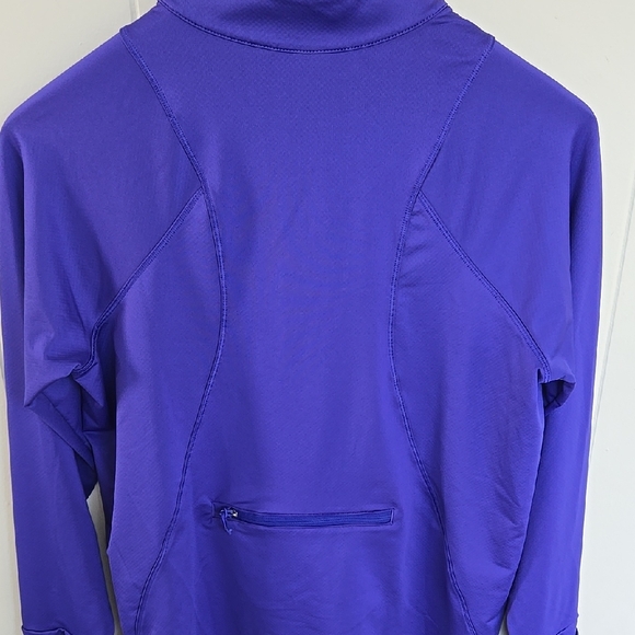 ATHLETA Women's Athleta Whistler Half Zip Hoodie, Noble Blue (Purple), Size L - Picture 13 of 16